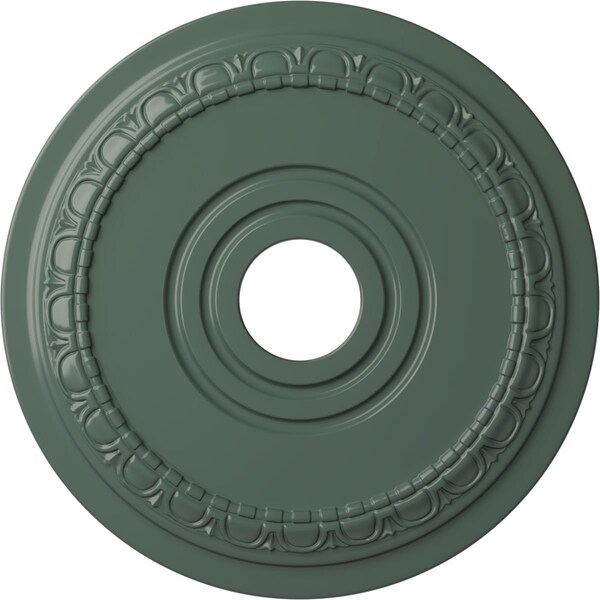 Ekena Millwork Munich Ceiling Medallion (Fits Canopies up to 5 5/8"), 17 1/2"OD x 3 5/8"ID x 1"P, Cloud Burst CM17MUCBF - main